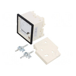 Ampermetru pe panou I DC: 0÷2,5A - Clasa 1,5 - Lungime 61mm - 600V | Electronic-mag.ro | Componente Electronice