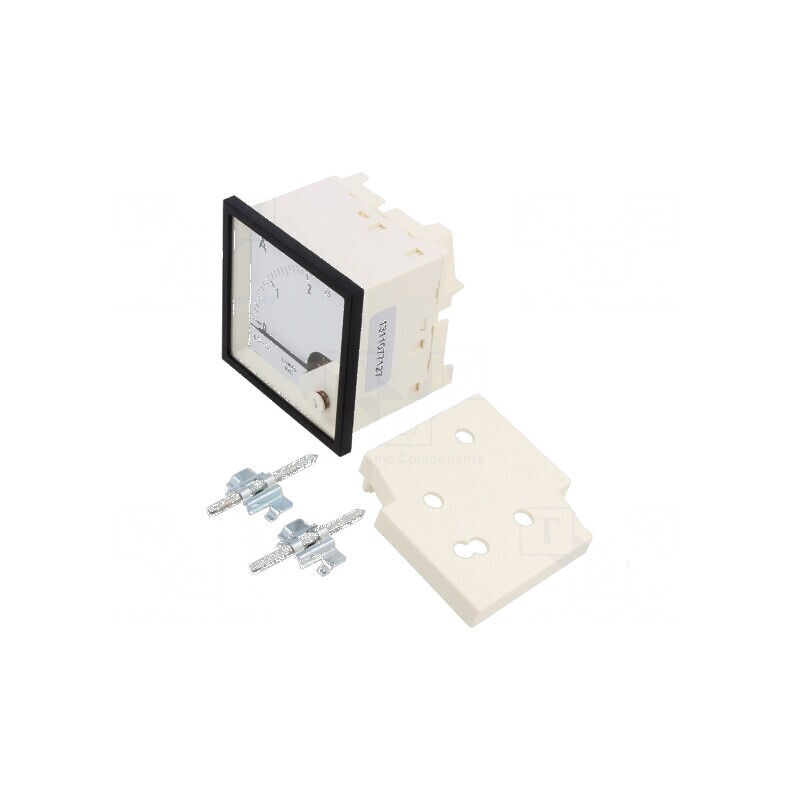 Ampermetru pe panou I DC: 0÷2,5A - Clasa 1,5 - Lungime 61mm - 600V | Electronic-mag.ro | Componente Electronice Ampermetru pe panou I DC: 0÷2,5A - Clasa 1,5 - Lungime 61mm - 600V | Electronic-mag.ro | Componente Electronice