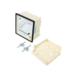 Voltmetru pe panou VDC: 0÷600mV 96x96mm | Electronic-mag.ro | Componente Electronice