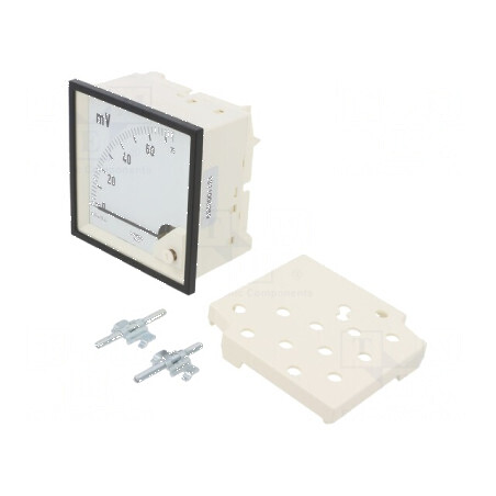Voltmetru pe panou VDC: 0÷75mV 96x96mm | Electronic-mag.ro | Componente Electronice