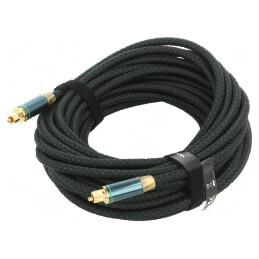 Cablu Toslink mufă, 1m Placare aurit negru | Electronic-mag.ro | Componente Electronice