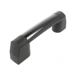 Suport tehnopolimer PA neagră - Dimensiuni: 65mm x 212,5mm x 65mm | Electronic-mag.ro | Componente Electronice