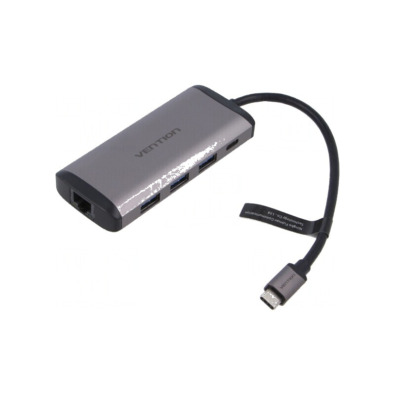 Hub USB 3.0 cu 9 porturi, gri | Electronic-mag.ro | Componente Electronice