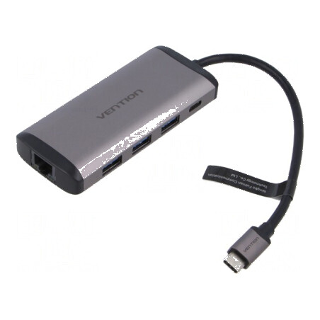 Hub USB 3.0 cu 9 porturi, gri | Electronic-mag.ro | Componente Electronice
