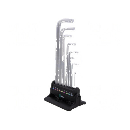 Set chei imbus sferice Hex-Plus, 9 piese | Electronic-mag.ro | Componente Electronice