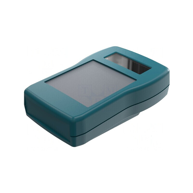 Carcasă pentru afişaj 97mm x 229mm x 53,5mm ABS ocean blue | Electronic-mag.ro | Componente Electronice