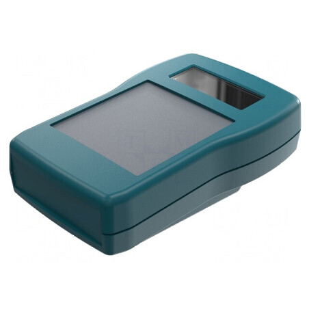 Carcasă pentru afişaj 97mm x 229mm x 53,5mm ABS ocean blue | Electronic-mag.ro | Componente Electronice