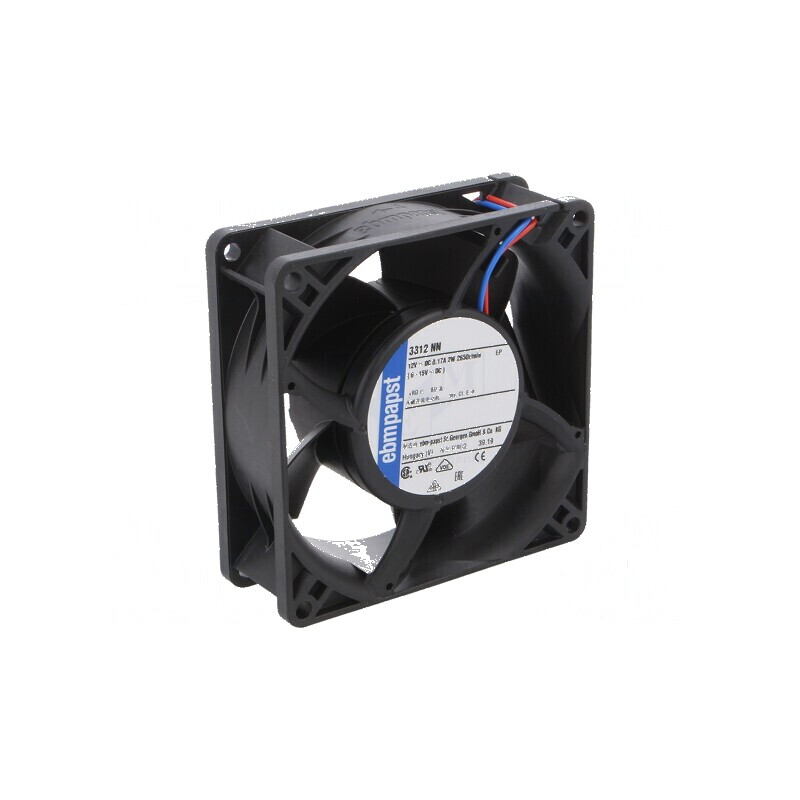 Ventilator axial DC 12VDC 92x92x32mm 80m3/h 35dBA | Electronic-mag.ro | Componente Electronice
