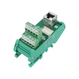 Terminal RJ45 cu şurub - Dimensiuni: 35mm x 68,5mm x 92,6mm | Electronic-mag.ro | Componente Electronice