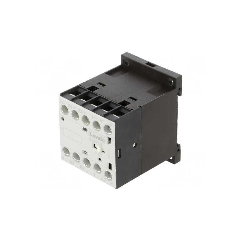 Contactor: 4-polar NC x2 NO x2 24VDC 9A pentru şină DIN BG | Electronic-mag.ro | Componente Electronice