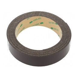 Bandă magnetică maro 25mm x 5m | Electronic-mag.ro | Componente Electronice