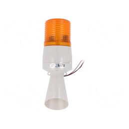 Semnalizator lumino-acustic arzător xenon ambră | Electronic-mag.ro | Componente Electronice