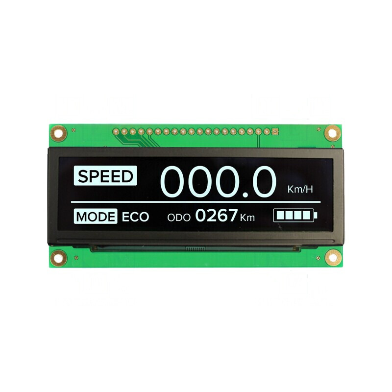 Afisaj OLED grafic 3.12 256x64 alb 89x44x6mm 20 pini | Electronic-mag.ro | Componente Electronice
