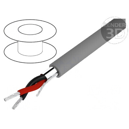 Cablu Alpha Essential C&C LSZH 1x2x24AWG | Electronic-mag.ro | Componente Electronice