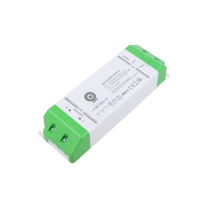 Alimentator LED 75W 12VDC 6,25A 220÷240VAC pulsatoriu | Electronic-mag.ro | Componente Electronice