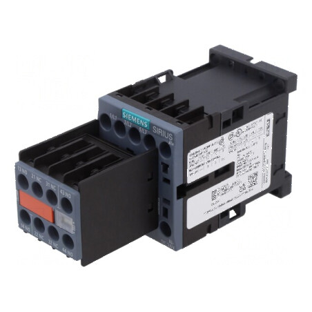 Contactor cu 3 poli și 5 contacte auxiliare: 3 NO și 2 NC | Electronic-mag.ro | Componente Electronice