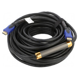 Cablu HDMI 2.0 PVC 20m Negru | Electronic-mag.ro | Componente Electronice