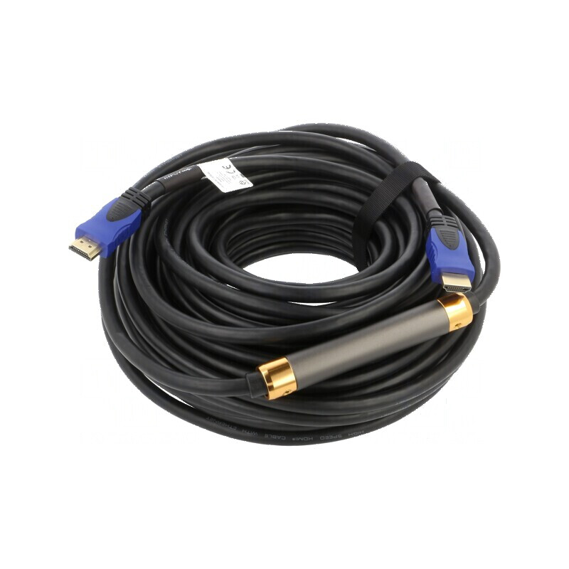 Cablu HDMI 2.0 PVC 20m Negru | Electronic-mag.ro | Componente Electronice
