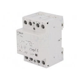Contactor cu 4 poli pentru instalații de 63A 230VAC, 220VDC | Electronic-mag.ro | Componente Electronice