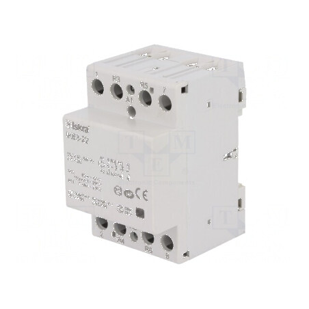 Contactor cu 4 poli pentru instalații de 63A 230VAC, 220VDC | Electronic-mag.ro | Componente Electronice