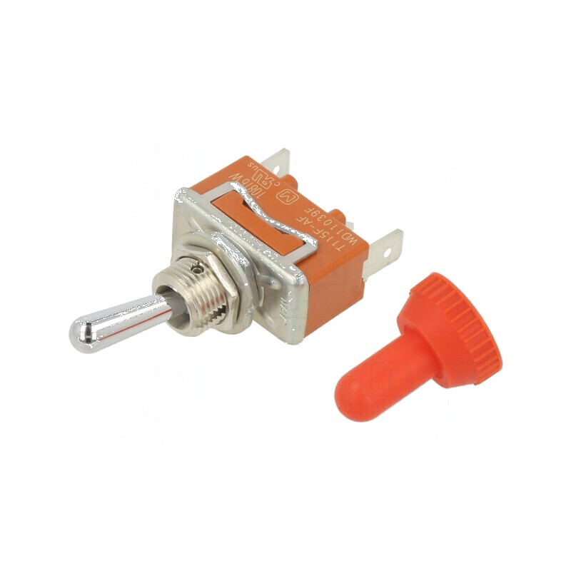 Comutator basculant SPDT ON-(ON) 15A/250VAC 15A/30VDC IP40 | Electronic-mag.ro | Componente Electronice