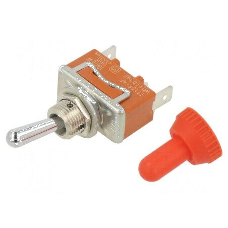 Comutator basculant SPDT ON-(ON) 15A/250VAC 15A/30VDC IP40 | Electronic-mag.ro | Componente Electronice