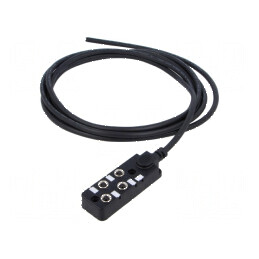 Cutie de conexiuni M8 PIN: 3 3m soclu 6A -20÷80°C IP67 IN: 4 | Electronic-mag.ro | Componente Electronice