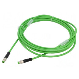 Cablu de conexiune IP67 50VAC 60VDC 4A 5m PIN: 4 | Electronic-mag.ro | Componente Electronice