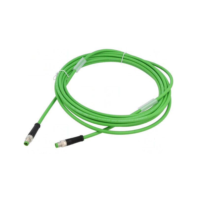 Cablu de conexiune IP67 50VAC 60VDC 4A 5m PIN: 4 | Electronic-mag.ro | Componente Electronice