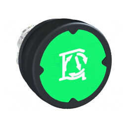 Comutator acţionat prin apăsare 22mm verde | Electronic-mag.ro | Componente Electronice