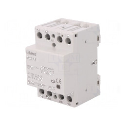 Contactor 4-polar pentru instalații - 63A 230VAC, 220VDC - Set de 4 contacte normal închise | Electronic-mag.ro | Componente Electronice