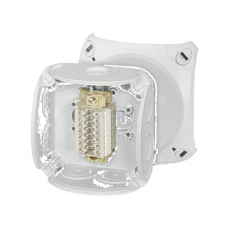Carcasă IP66 cu cleme gri ENYCASE® | Electronic-mag.ro | Componente Electronice