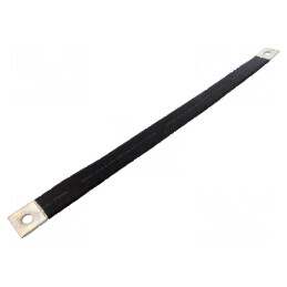 Tresă bandă de împământare izolată 70mm2 Ø1: 13mm Ø2: 13mm | Electronic-mag.ro | Componente Electronice