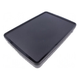 Carcasă universală neagră din ABS - 198mm x 285mm x 46mm | Electronic-mag.ro | Componente Electronice