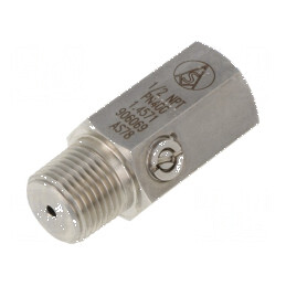 Valvă de presiune reglabilă NPT 1/2 max.120°C | Electronic-mag.ro | Componente Electronice