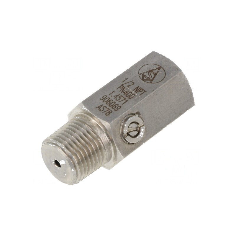 Valvă de presiune reglabilă NPT 1/2 max.120°C | Electronic-mag.ro | Componente Electronice