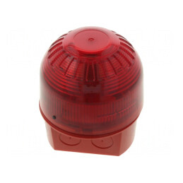 Semnalizator luminos cu lumină flash roșie - IP65 | Electronic-mag.ro | Componente Electronice