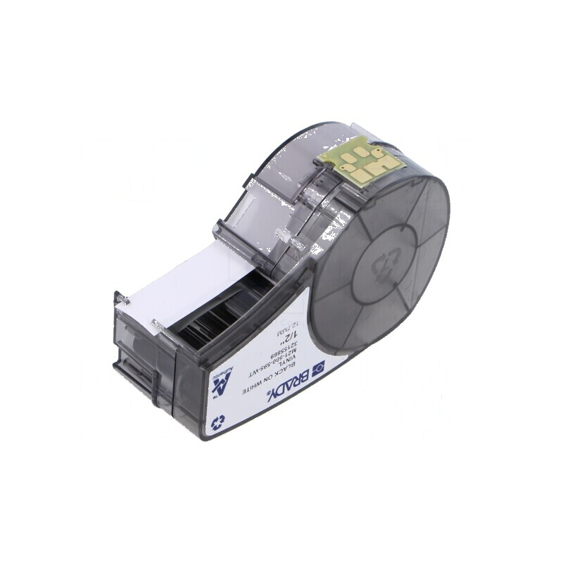 Bandă adezivă albă 12,7mm 6,4m | Electronic-mag.ro | Componente Electronice