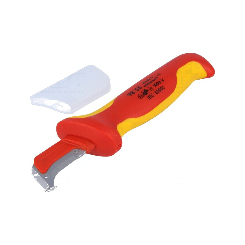 Cuţit pentru electricieni semirotundă 180mm | Electronic-mag.ro | Componente Electronice