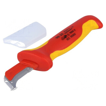 Cuţit pentru electricieni semirotundă 180mm | Electronic-mag.ro | Componente Electronice