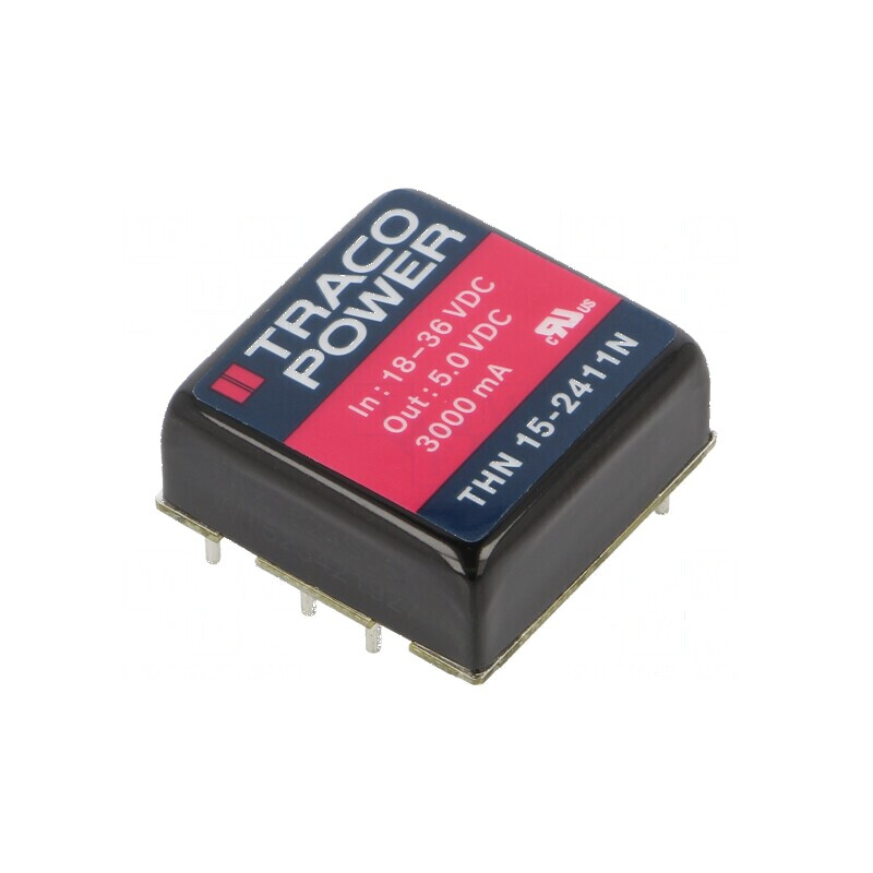 Convertor DC/DC 15W 18-36V to 5VDC 3A | Electronic-mag.ro | Componente Electronice