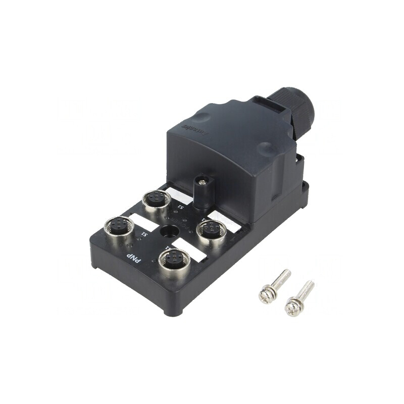 Cutie de conexiuni M12 PIN: 5soclu 7A PT -25÷75°C IP52 24VDC | Electronic-mag.ro | Componente Electronice Cutie de conexiuni M12 PIN: 5soclu 7A PT -25÷75°C IP52 24VDC | Electronic-mag.ro | Componente Electronice