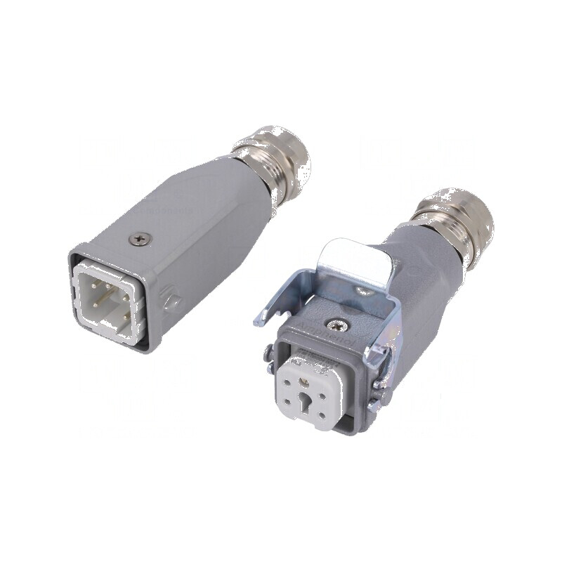 Conector HDC tată mamă C146, PIN 5 4 PE pe cablu | Electronic-mag.ro | Componente Electronice