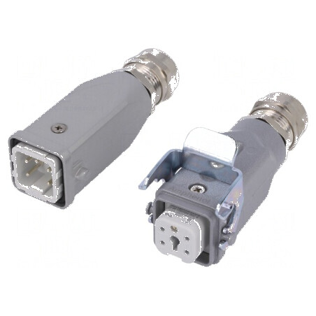 Conector HDC tată mamă C146, PIN 5 4 PE pe cablu | Electronic-mag.ro | Componente Electronice