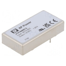 Convertor DC/DC 15W 18-75V to 12VDC 1.25A THT | Electronic-mag.ro | Componente Electronice