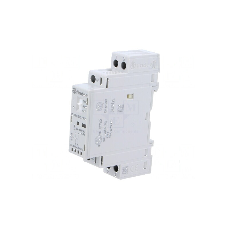 Contactor 2-polar pentru instalații 25A 230VAC 230VDC NO x2 IP20 | Electronic-mag.ro | Componente Electronice