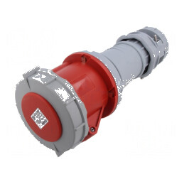 Conector AC mufă mamă 63A IEC 60309 IP67 5 pini | Electronic-mag.ro | Componente Electronice