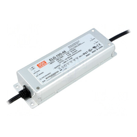 Alimentator LED 48VDC 2A IP67 | Electronic-mag.ro | Componente Electronice