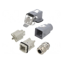 Conector HDC tată mamă set complet 4 PIN | Electronic-mag.ro | Componente Electronice