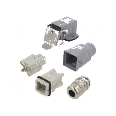 Conector HDC tată mamă set complet 4 PIN | Electronic-mag.ro | Componente Electronice